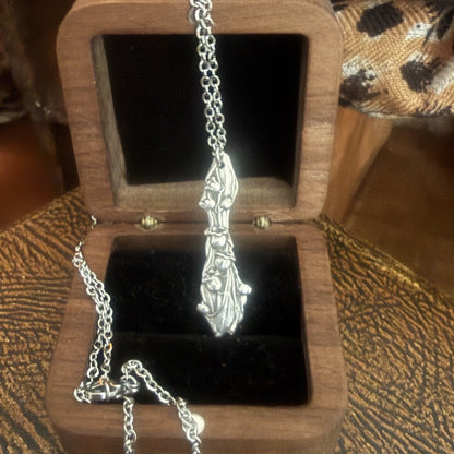 Sterling Silver Floral Necklace