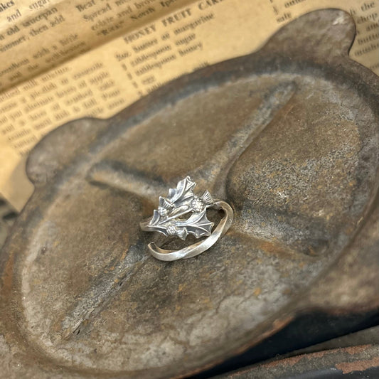 Silverware Ring - Stunning Thistle