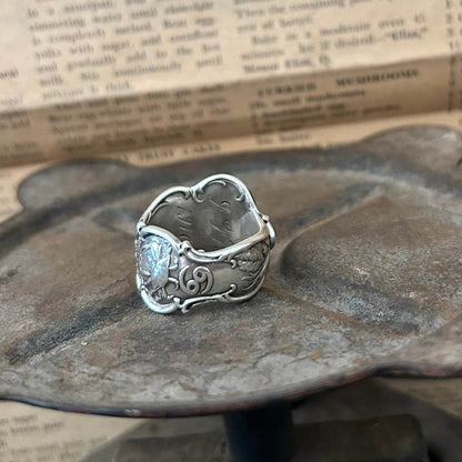 Antique Sterling Silver Ring - Zodiac Date 1916 - Molly Made