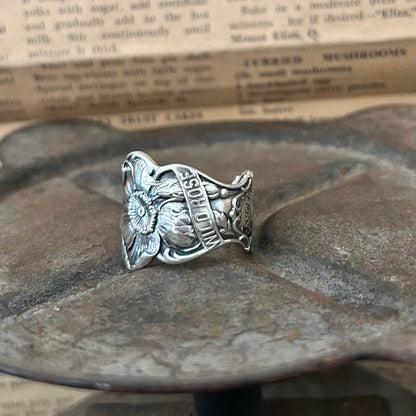 Antique Sterling Silver Ring - Zodiac Date 1916 - Molly Made