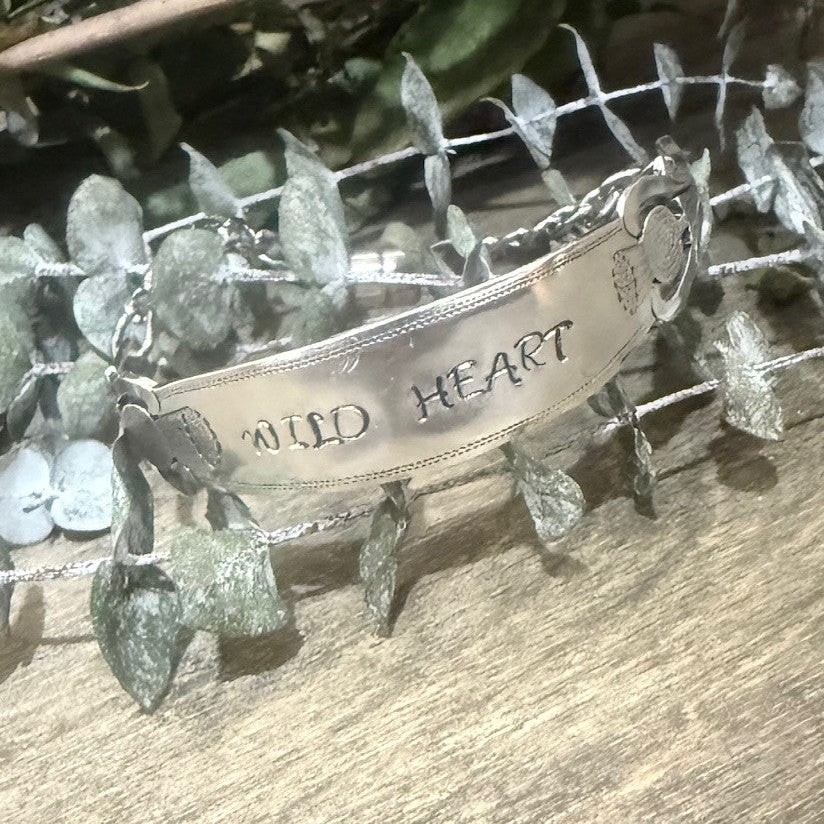 Wild Heart Thistle Cuff Bracelet