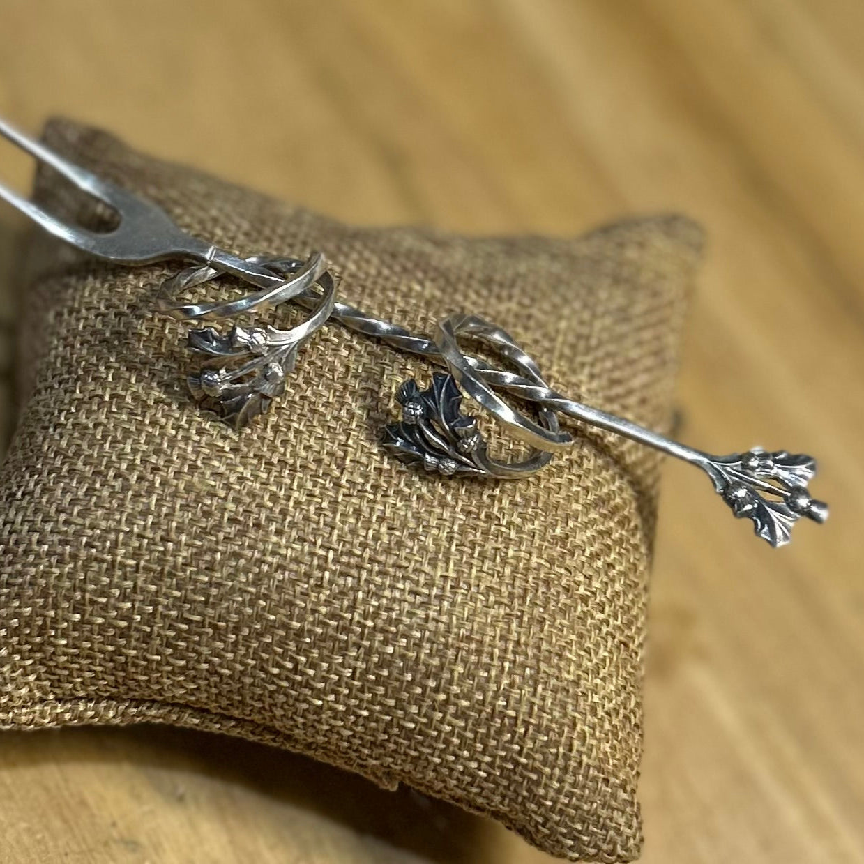 Silverware Ring - Stunning Thistle